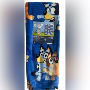 *New* Bluey Plush Toddler Preschool Throw Blanket 40x50